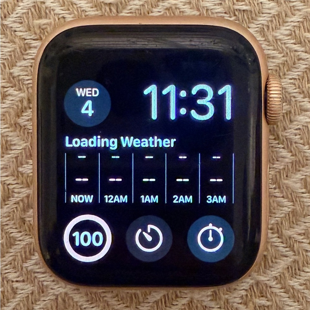Apple Watch Smartwatch with Rose Gold Finish
Series 4, 40mm